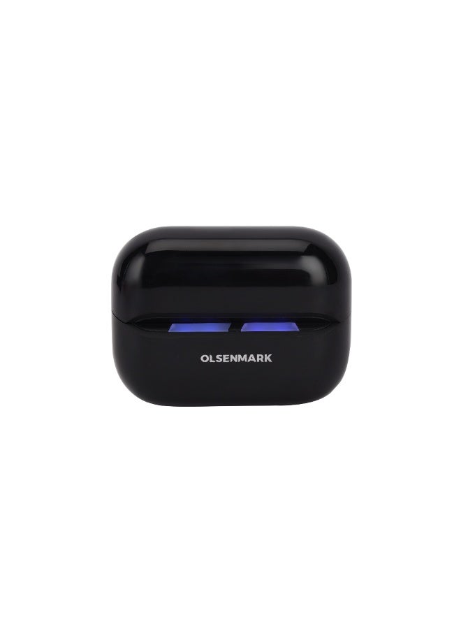 Olsenmark سماعة موسيقية لاسلكية من أولسن مارك – OMHP1050 | بلوتوث 5.4، شحن USB نوع-C، علبة 300mAh، تحكم باللمس | صوت جهير قوي، 6 ساعات وقت تشغيل | أبيض، ضمان لمدة سنتين - Image 3