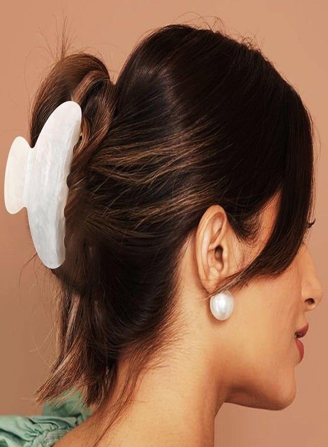 CAKURE Hair Claw Clips Pink Claw Clip Medium Cute Claw Clips Acrylic Hair Clips Hair Accessories for Women and Girls (2 PCS) - Image 3