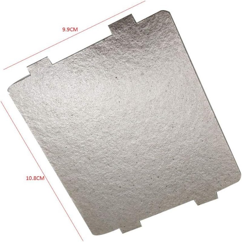 Rubik Large Microwave Waveguide Cover Plates MICA Sheet for Microwave Oven Filter, Pre-cut (10.8x9.9cm) Pack of 2pcs - Image 2