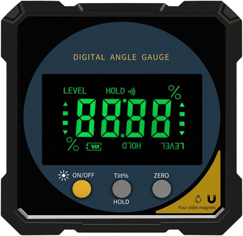 Digital Angle Finder, Angle Finder Digital Protractor Inclinometer Level Goniometer Magnet Tilt Measuring Tool,Angle Finder - Image 1