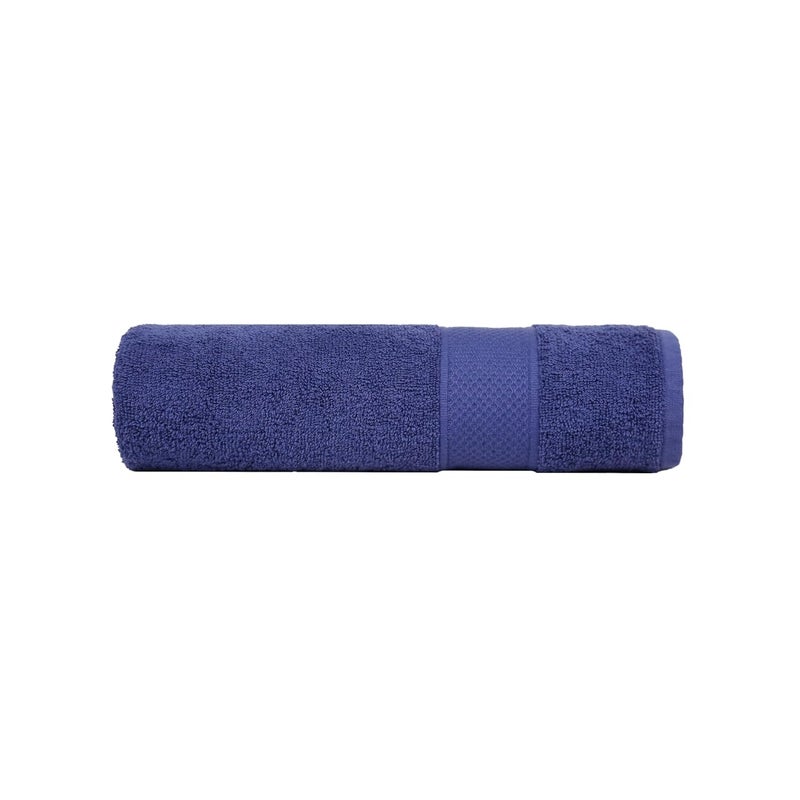 Trident 100% Cotton Towels for Bath | Towels for Bath Large Size Bath Towel - Soft & Absorbent | 450 GSM | 1 Piece Bath Towel for Men/Women | Urban Comfort | 70 cms x 140 cms - New Navy - Image 3