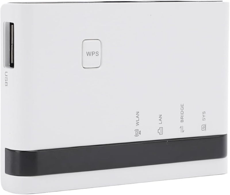 خادم طباعة لاسلكي لـ 4 طابعات USB مع جسر شبكة LAN ومقبس أمريكي - Image 1