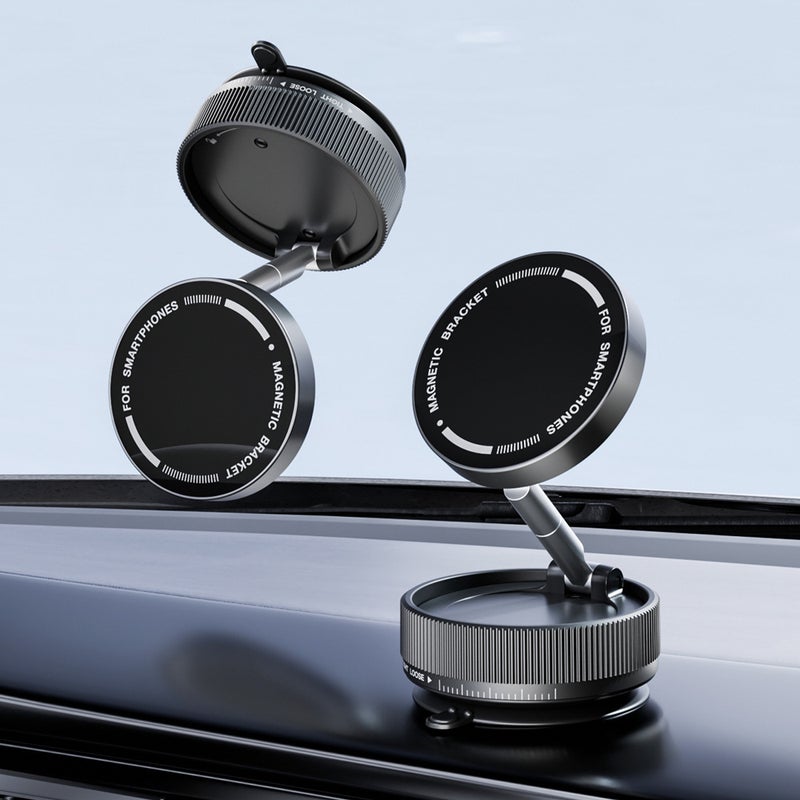 2026 New Car Metal Phone Holder - Vacuum Suction Mount for  Navigation - Image 1