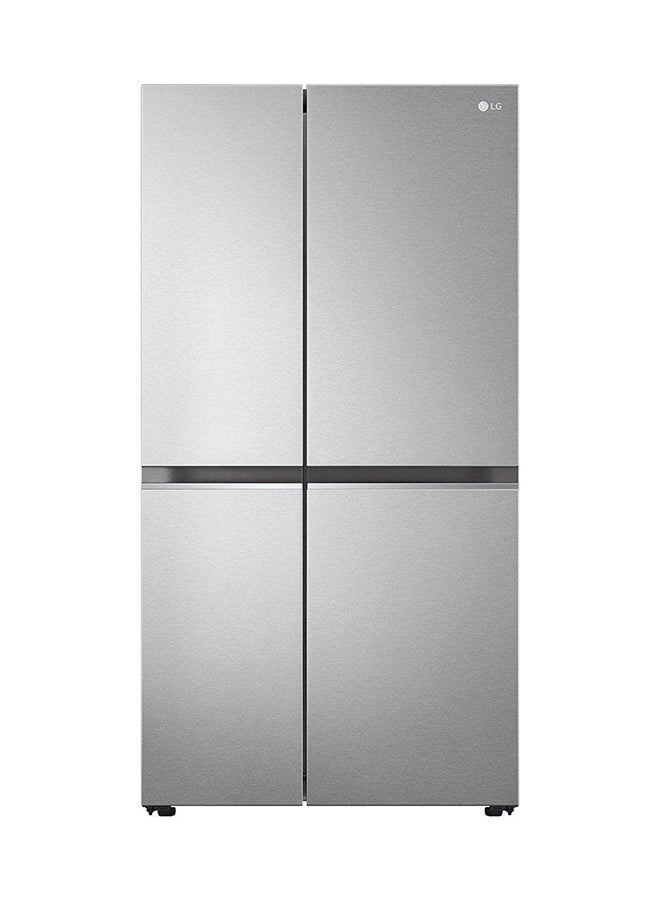 LG 4-Door French Side By Side Refrigerator 18.5Cu.ft, Freezer 9.7Cu.ft, 792.8 L, Smart Inverter LS32CBBSIV Platinum Silver - Image 1