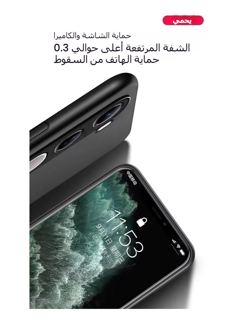 عام والقشرة متوافقة مع VIVO V40 Lite 5G، والسيليكون الجلدي الفاخر PU المضاد للانزلاق ومضاد للبصمة [يدعم حامل سيارة مغناطيسية] VIVO 40 الواقي للهاتف المحمول - Image 3