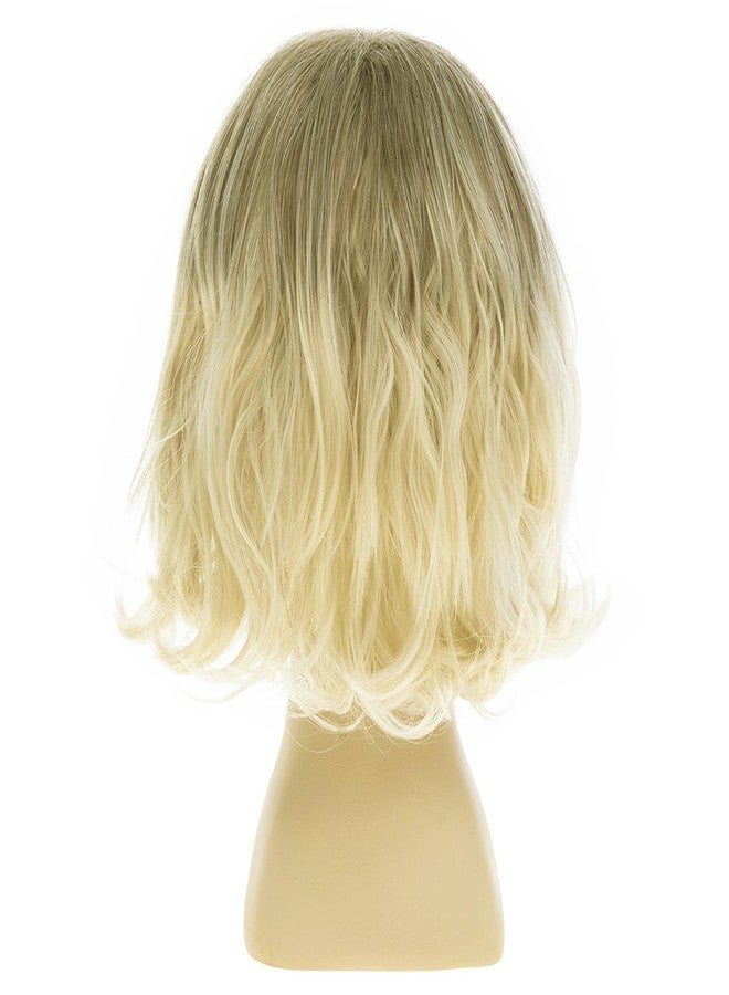 Dsimeig Short Wavy Blonde Kids Wig Synthetic Girls Bob Wig with Bangs Child Cosplay Costume Party Use - Image 5