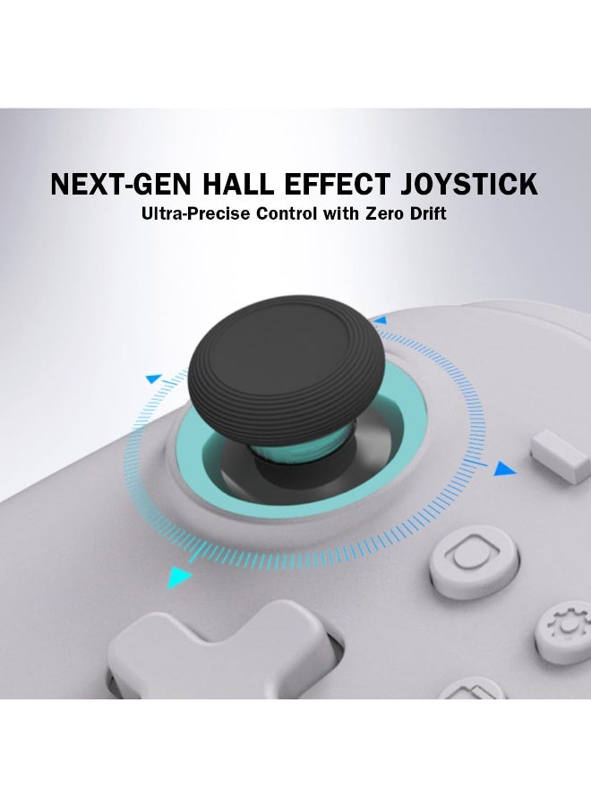 Gulikit Professional Gamepad Gulikit Kingkong 3 Max Wireless Game Controller for Switch/Switch2/PC/Android/iOS/MacOS/Steam Deck with No Drift Hall Effect Joysticks and Triggers, Auto-Pilot Gaming & RGB Lighting, Maglev/Rotor/HD Vibration, 6-Axis Gyroscope, 4 Back Buttons, 1000Hz Polling Rate, 950mAh Battery, 2 D-pad Mode, Ergonomically Designed - Image 4