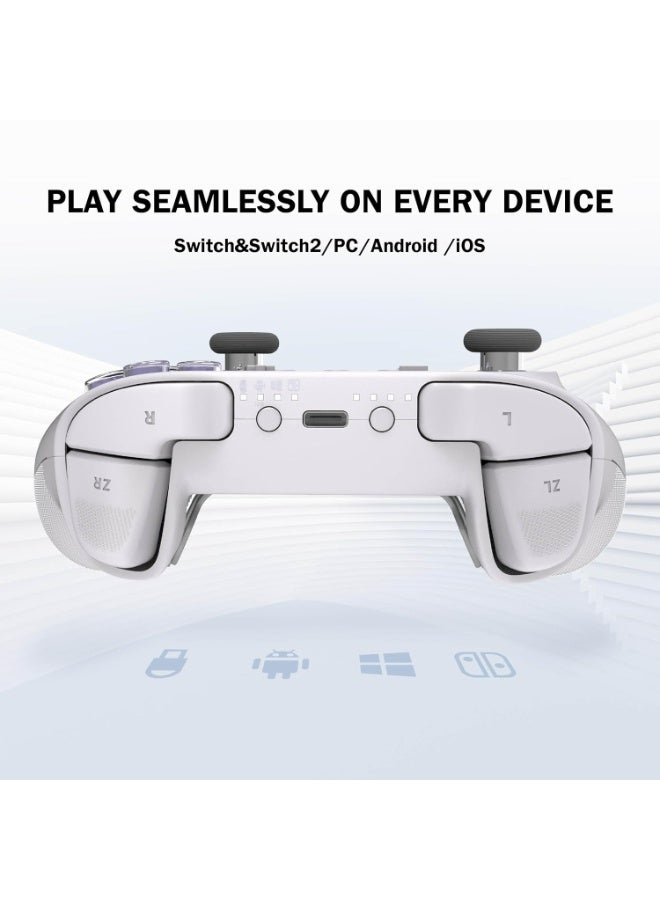 Gulikit Professional Gamepad Gulikit Kingkong 3 Max Wireless Game Controller for Switch/Switch2/PC/Android/iOS/MacOS/Steam Deck with No Drift Hall Effect Joysticks and Triggers, Auto-Pilot Gaming & RGB Lighting, Maglev/Rotor/HD Vibration, 6-Axis Gyroscope, 4 Back Buttons, 1000Hz Polling Rate, 950mAh Battery, 2 D-pad Mode, Ergonomically Designed - Image 2