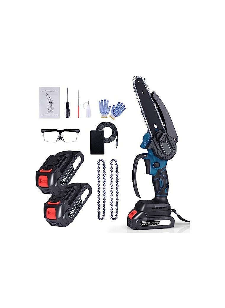 Saker 6-inch Lithium Electric Saw Portable Rechargeable Electric Saw Dedicated Logging Saw Household Small Handheld Saw  - Image 1