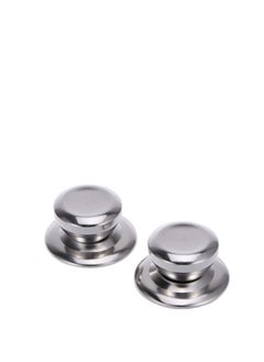 Y&D 2Pcs Stainless Steel Pot Knobs Replacement Lid Universal Knob Anti-scalding Cookware Handle for Home Kitchen 