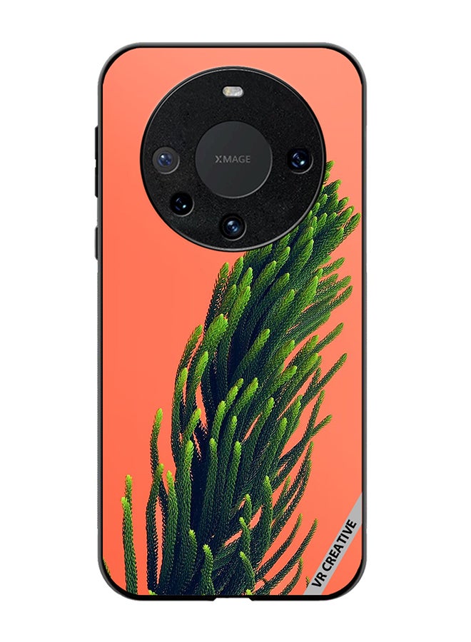VR CREATIVE Protective Case Cover For Huawei Mate 60 Pro Green Leafs Plant Poster Design Multicolour - Image 1