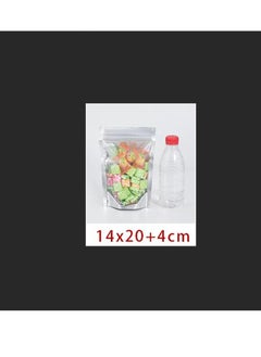 50 Pieces, Transparent Zipper Bag, Packaging Supplies, Long-Term Storage, Subdivision Bag, Grain Coffee Beans, Snacks, Waterproof, Moisture-Proof, Mildew-Proof, Deodorant, 14x20cm, Transparent - pzsku/ZDF84F3922F5030D58C7AZ/45/_/1720257187/0fcade5a-a93a-4806-93c5-dd667d97ead8