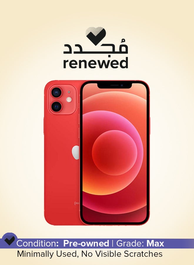 Apple Renewed - iPhone 12 64GB Red 5G With Facetime - International Version - Image 1