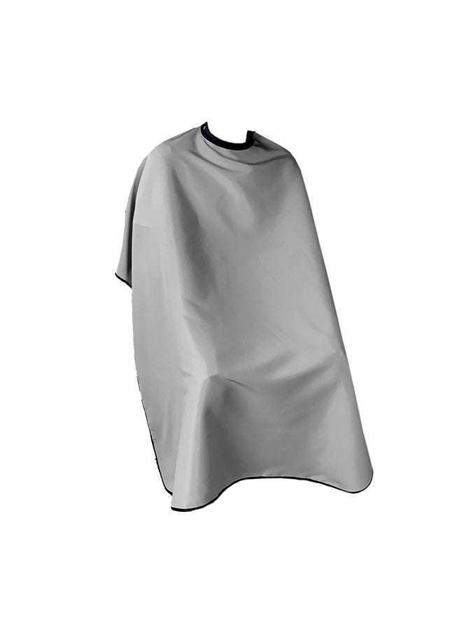 Allegro Combs Hair Cutting Cape Haircut Barber Apron Hair Stylist For Men Hair Cape Kids Cutting Adjustable Water Resistant One-Size-Fits-All 46 X 60 In. 1 Pc. (Gray) 