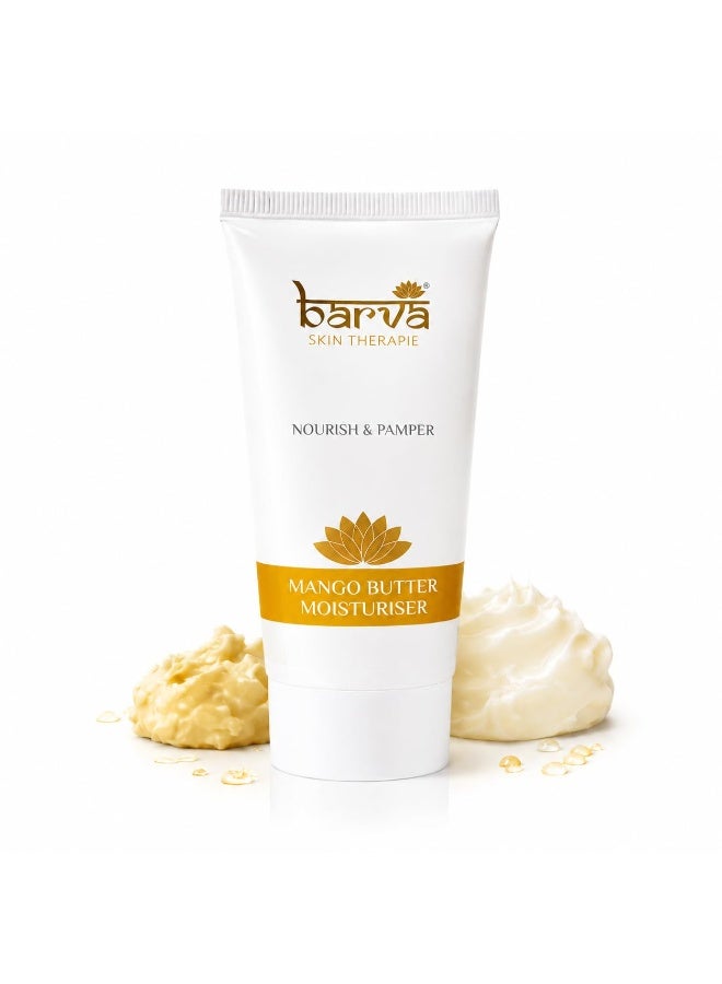 Barva Mango Butter Moisturizer 50ml | Face Cream for Normal & Dry Skin | Paraben, Silicone & Mineral Oil Free | Nourishing & Hydrating Daily Care - Image 1