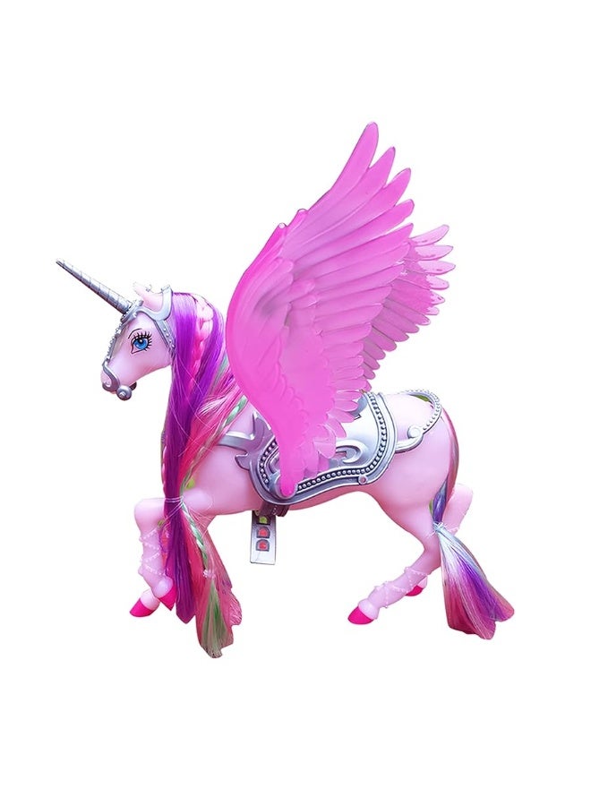 Bettina Color Change Unicorn and Fairy Tale Princess Doll, W/ Mane Brush, Girls' Unicorn Doll Toys Gifts, Presents for Girl Kids Aged 3+ (Color Changing White Unicorn) - Image 1