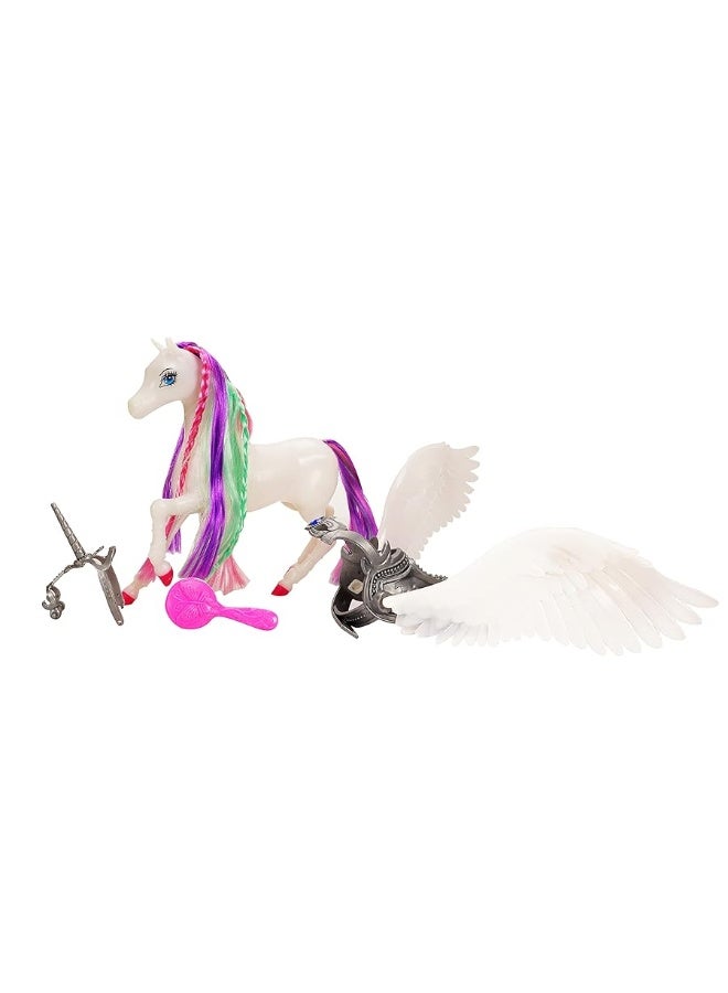 Bettina Color Change Unicorn and Fairy Tale Princess Doll, W/ Mane Brush, Girls' Unicorn Doll Toys Gifts, Presents for Girl Kids Aged 3+ (Color Changing White Unicorn) - Image 4