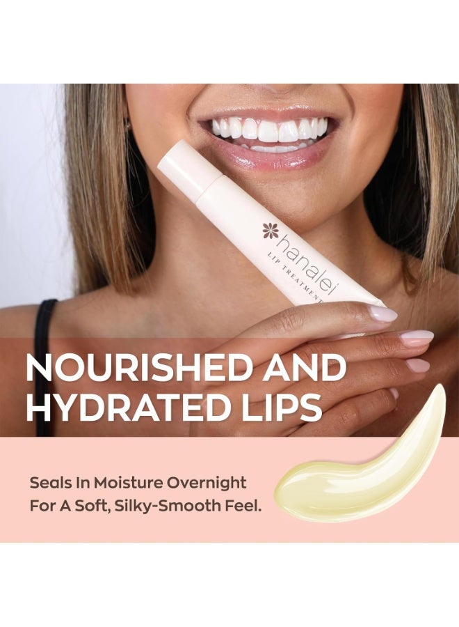 Hanalei Lip Treatment for Dry, Chapped Lips â€“ Intensive Overnight Moisturizer with Kukui Oil, Shea Butter & Grapeseed Oil â€“ Hydrating Balm for Healing Cracks â€“ Clear Tint, Full-Size 15g â€“ Cruelty-Free - Image 3
