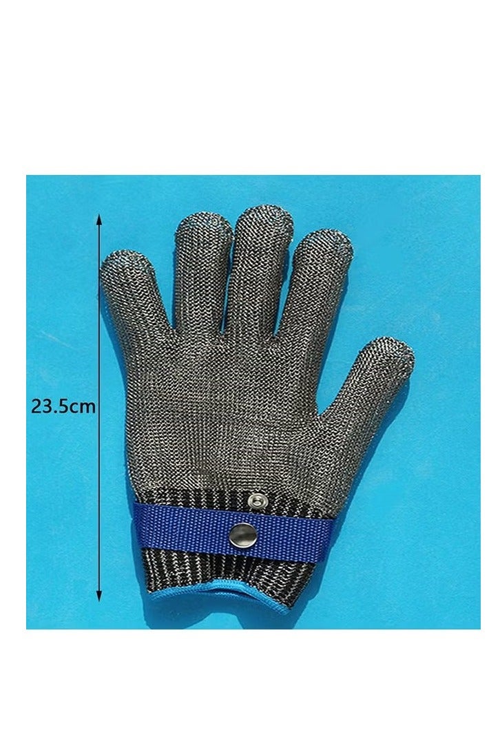 Cut Resistant Glove, Level 9 Safety Protective Gloves Ambidextrous, Food Grade Durable Cut Glove for Kitchen Cooking, Stainless Steel Mesh Metal Glove, Butcher Meat Cutting, Oyster Shucking, Garden, Fishing - Image 5