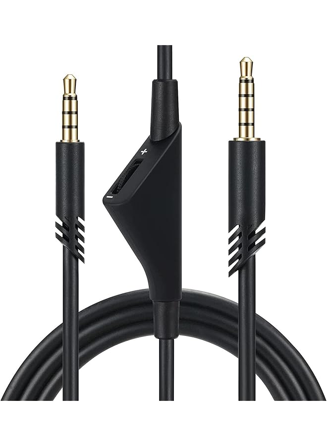 erorex Gaming Headset Audio Cable 2M 6.6Ft Headphone Audio Cable For Astro A10 A30 A40 A40Tr A50 Adjustable Volume 3D Stereo Extension Cable - Image 1