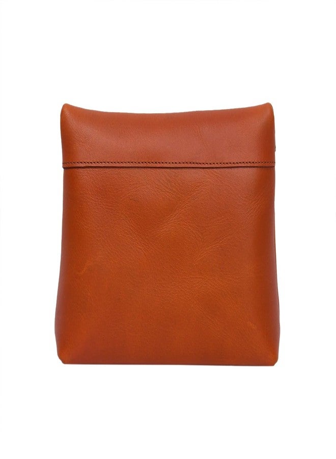 Celtic Premium Tan Leather Utility clutch | Minimal Everyday Essentials Bag - Image 2