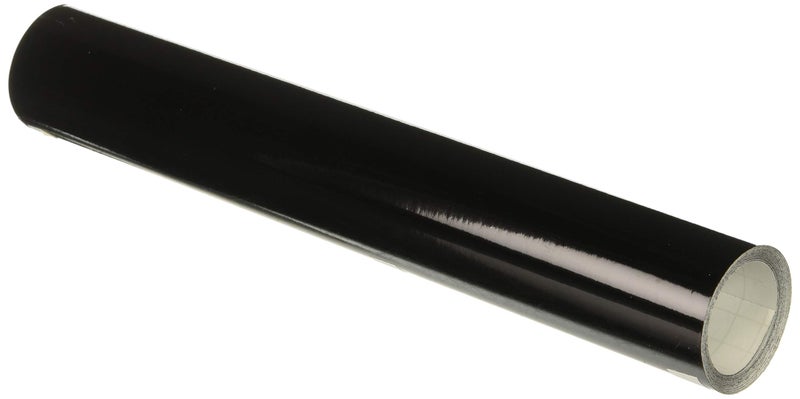 ORACAL أوركال 651 أوراق فينيل ذات لاصق خلفي حجم 12 × 10 أسود لامع 10 أقدام