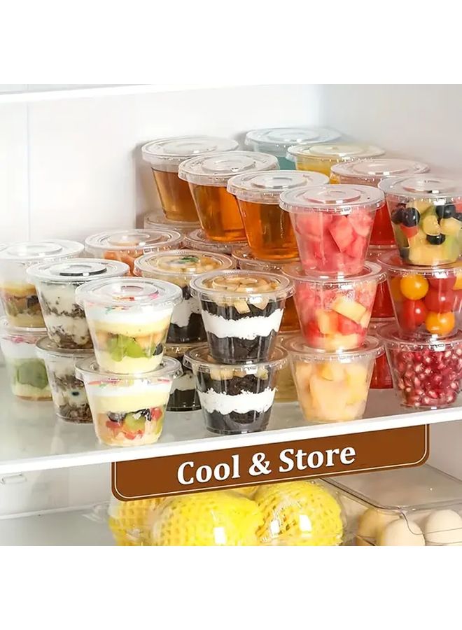 Leakproof Airtight Food Storage Containers 180ml Freezer Fridge Safe Stackable Meal Prep - Image 1