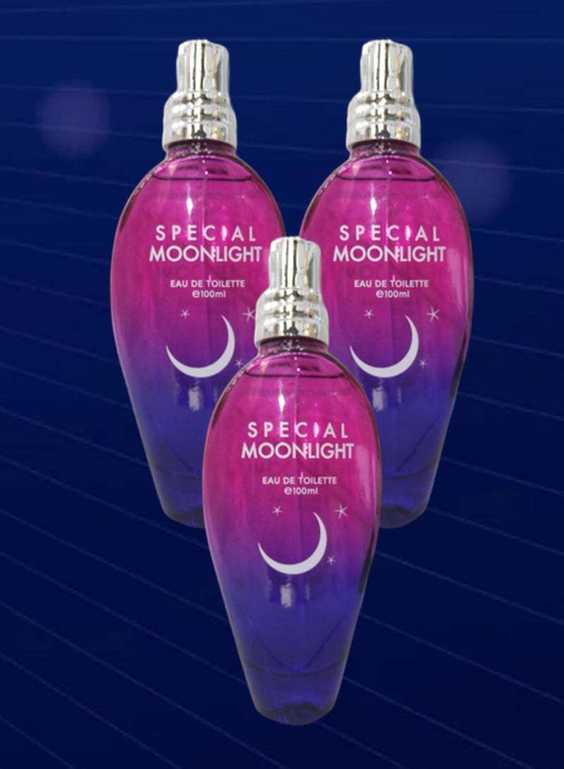 TRI 3 Pieces Special MoonLight Perfume 100 Ml EDT - Image 1