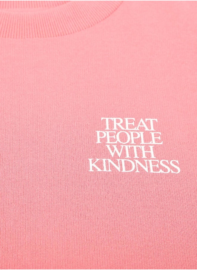 Hubberholme Medium Pink Sweatshirt For Women  - Image 3