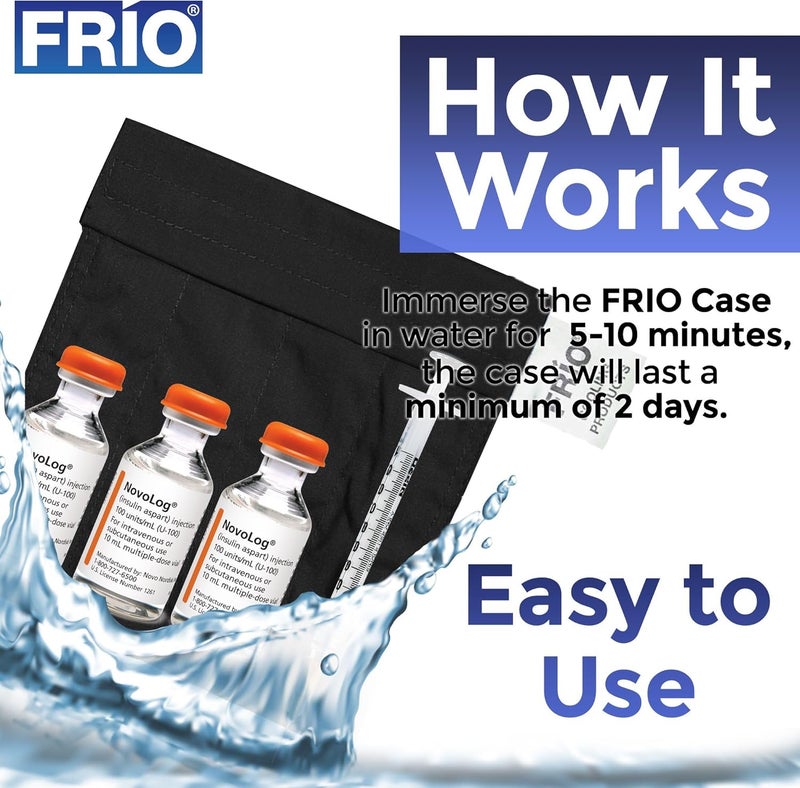 FRIO Small Medication Cooling Wallet - 45+ Hours Insulin Cooler Travel Case - Image 5