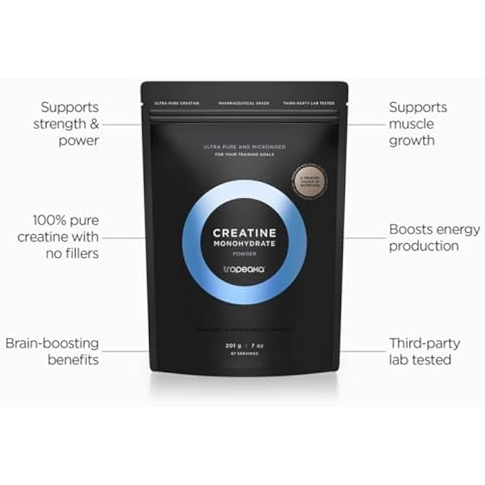 Tropeaka Creatine Monohydrate - 100% Micronized Creatine Powder for Men & Women - Muscle Recovery, Pre Workout & Post Workout - No Fillers, Caffeine Free, Gluten Free, Non-GMO - 7oz (67 Servings) - Image 2