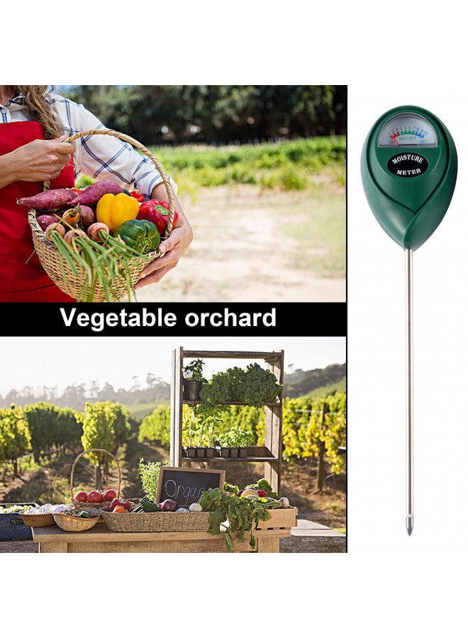 Fpxnb 2 Packs Soil Moisture Meter, Plant Water Meter for House Plants, Soil Tester Test Kit Soil for Garden Lawn Farm Indoor & Outdoor Use, No Battery Required (Black & Green) - Image 3