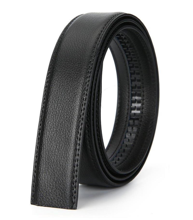 Nelbons Men's Ratchet Belt Strap Only 35mm 1 3/8",Fit 40mm buckle,replacement Belt without Buckle - Image 2
