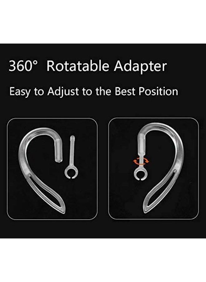 JNSA AirPods Pro Ear Hooks Anti-Slip Anti-Drop Earhooks【Not Fit in The Charging Case】 Compatible with AirPods Pro, Clear - Image 3