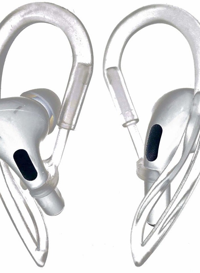 JNSA AirPods Pro Ear Hooks Anti-Slip Anti-Drop Earhooks【Not Fit in The Charging Case】 Compatible with AirPods Pro, Clear - Image 1