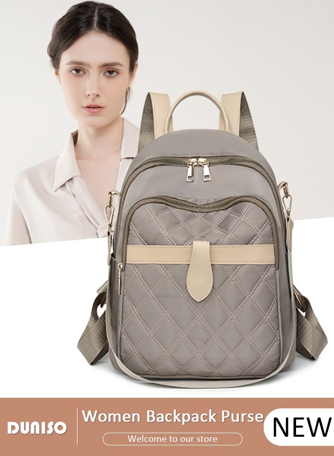 DUNISO Women Backpack Purse, Waterproof Backpack for Girl Woman Black Travel Bookbag Lady Shoulder Bag, Lightweight Ladies Fashion Daily Backpack Anti-theft Casual Daypack - Image 1