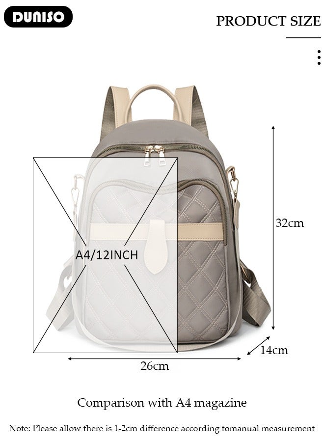 DUNISO Women Backpack Purse, Waterproof Backpack for Girl Woman Black Travel Bookbag Lady Shoulder Bag, Lightweight Ladies Fashion Daily Backpack Anti-theft Casual Daypack - Image 4