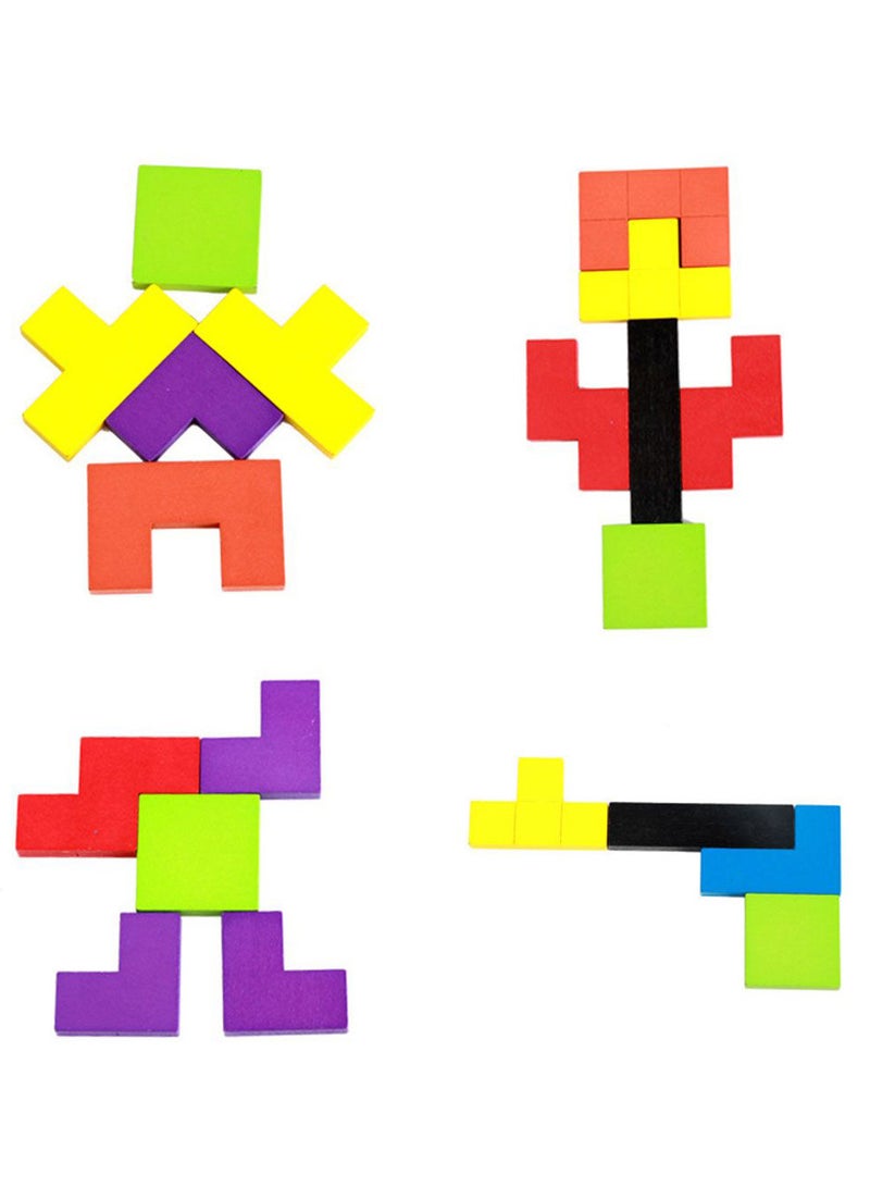 3D Educational Wooden Toy For Children in a Geometric Shape - Image 3