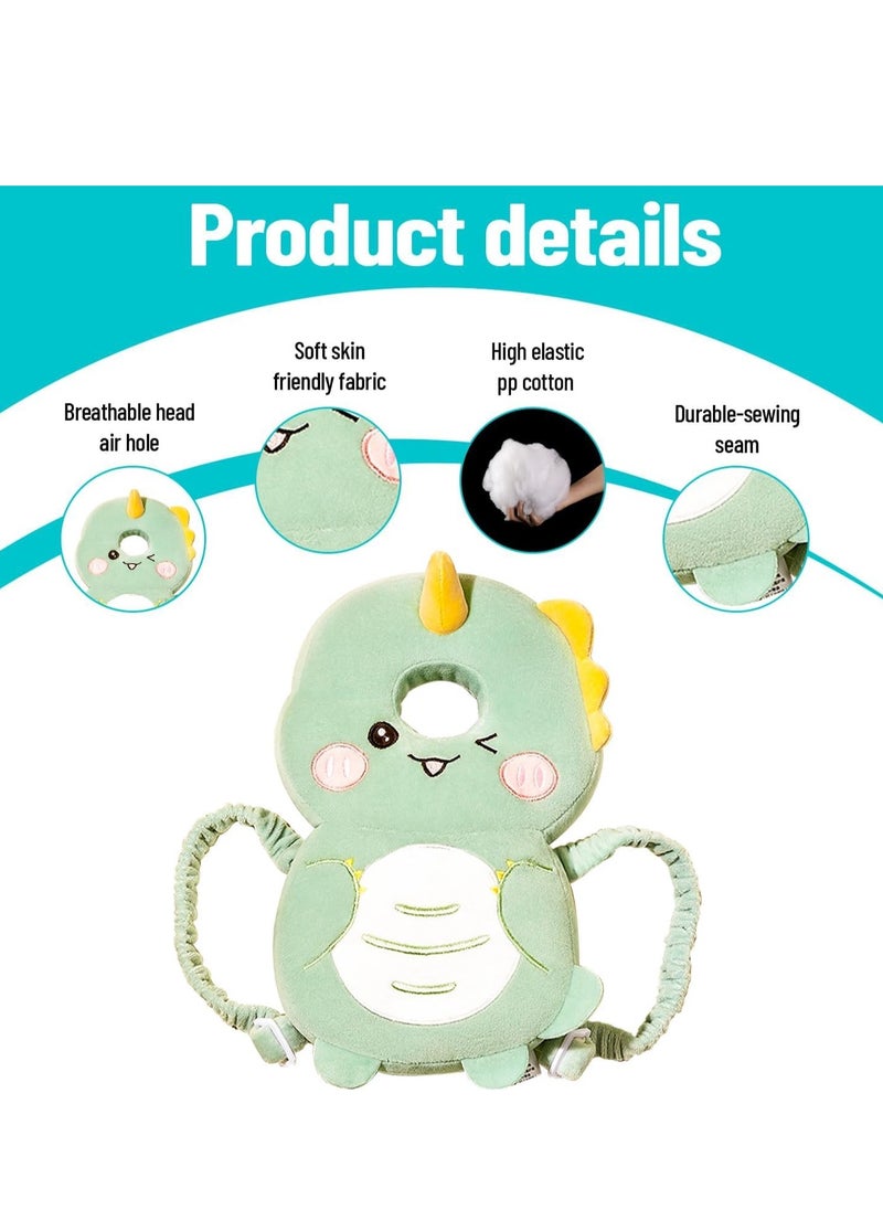 Captaintech Baby Head Protector Pad Backpack, Walker Toddler Protection, Safety with Adjustable Straps Anti-Slip  - Image 2
