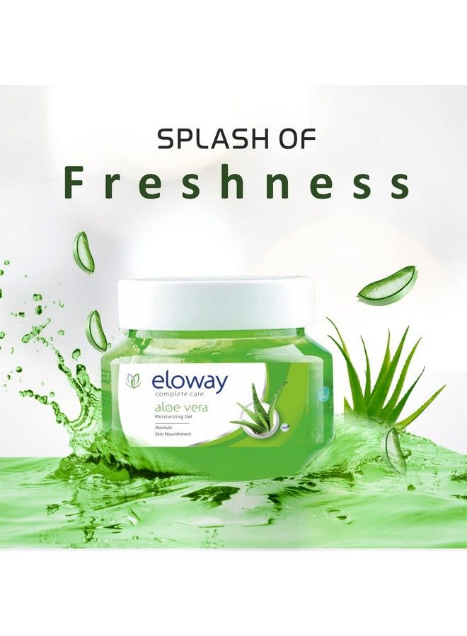 Eloway Aloevera Gel For All Skin & Hairs Type;100% Vegan;Multipurpose Gel;Enriched With Glycerin For Sliky Smooth Skin;Paraben Free;Uv Protection100Gm Each(Pack Of 3) - Image 3