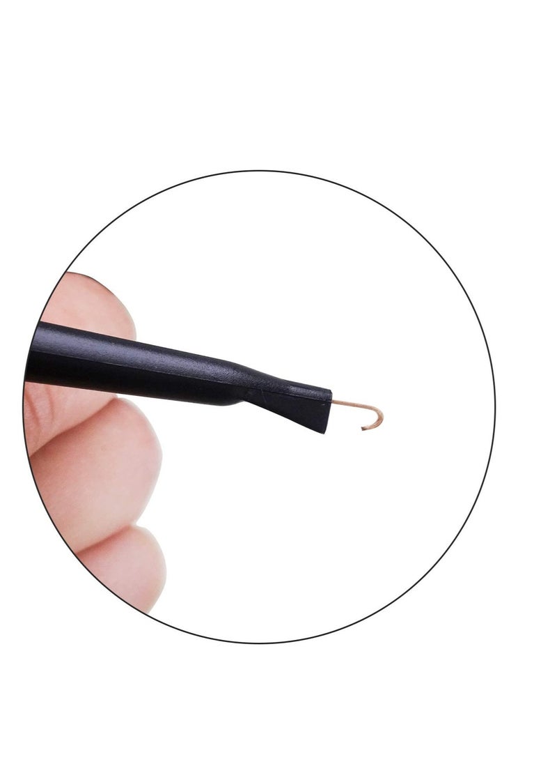 SYOSI - Mini Grabber Test Hooks to Breadboard Male Jumper Wires Soft Flexible Silicone Test Leads for Electrical Testing - Image 1