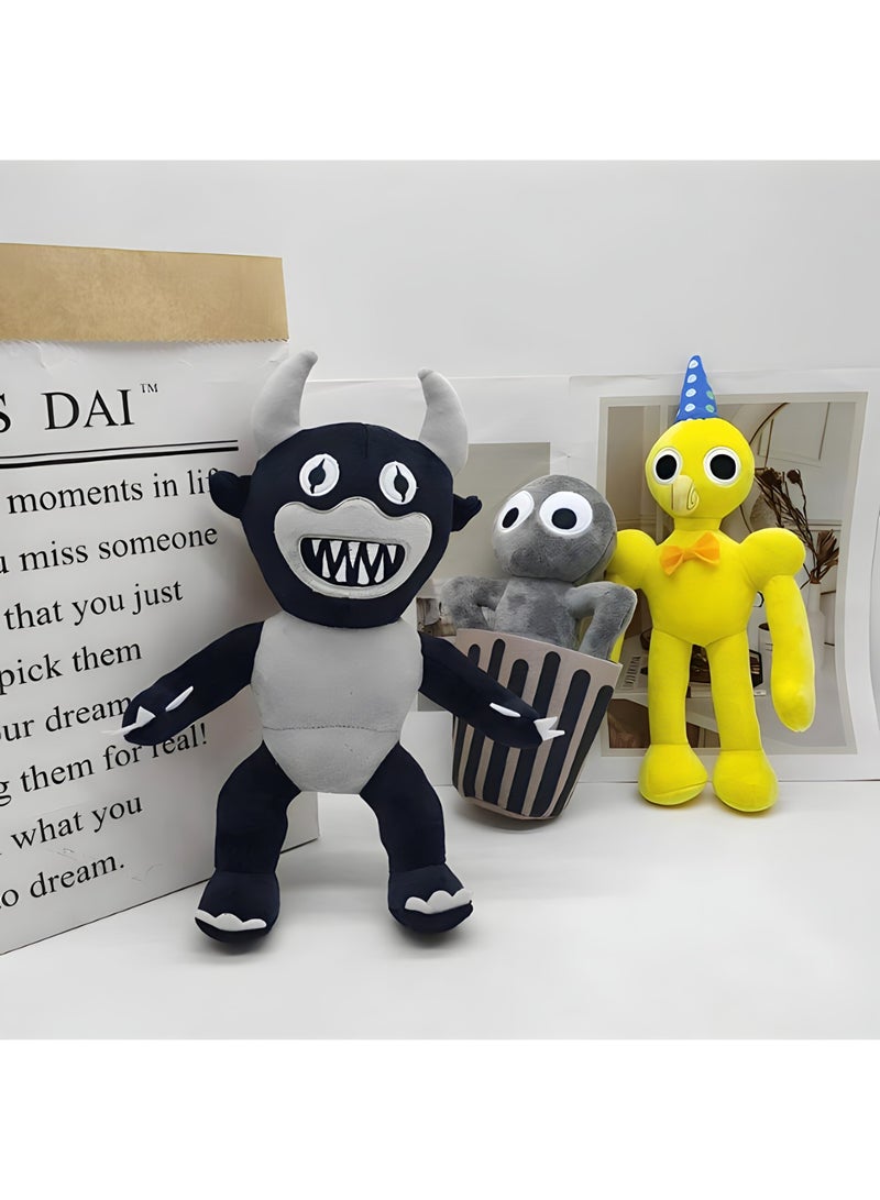 MAGIC VAULT أصدقاء قوس قزح المحشوة، ألعاب أصدقاء قوس قزح السوداء، دمية محشوة للأطفال في حفلات عيد الميلاد - Image 2