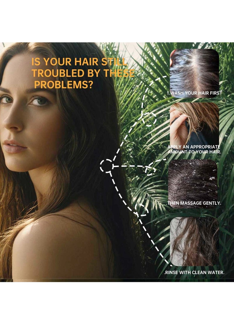 سوفازين زيت باتانا لتكثيف الشعر، كونديشنر 4 في 1 لإصلاح الشعر، يمنع التساقط، يعزز التغذية، ويدعم السماكة للرجال والنساء، 120 مل / 4.05 أونصة - Image 4