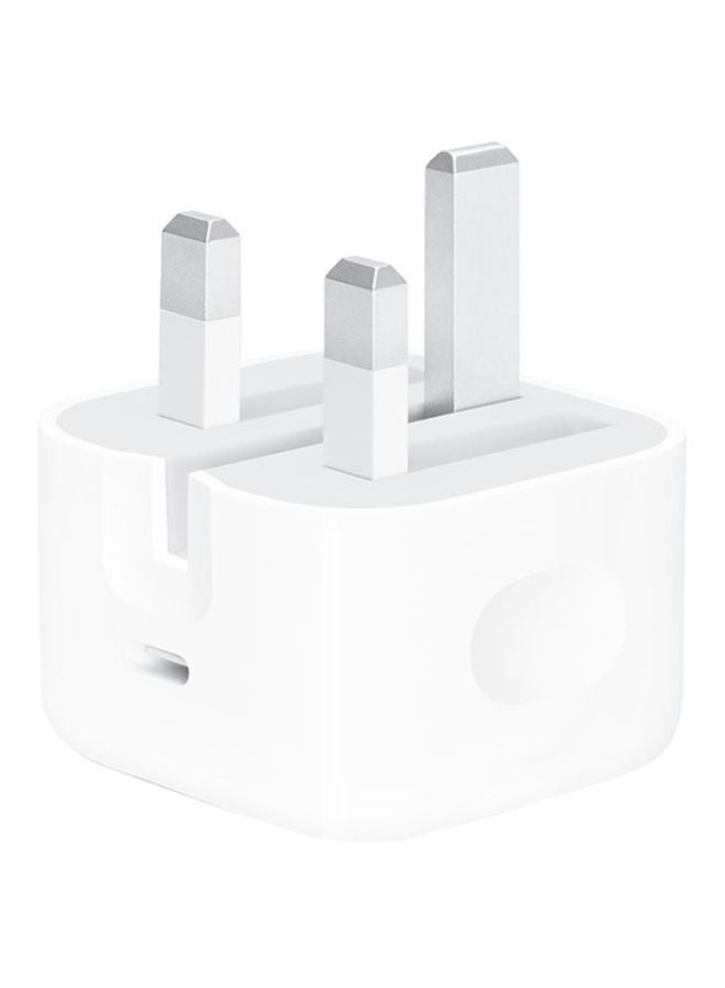 محول تيار بمنفذ USB-C وقدرة 20 وات أبيض - Image 2