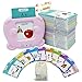 MAYAPHILOS 510 Words Alphabet Talking Flash Cards for 38 Years Toddlers Educational Learning Interactive Toy for Boys Girls Kids Birthday Gifts Preschool Montessori Speech Therapy Autism Toys Pink - Image 2