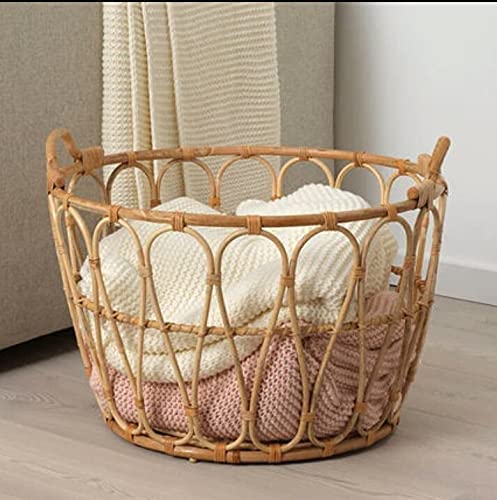 LPE CRAFTCANE Bamboo Cane/Wicker Laundry Basket for Baby Clothes Storage - Image 2