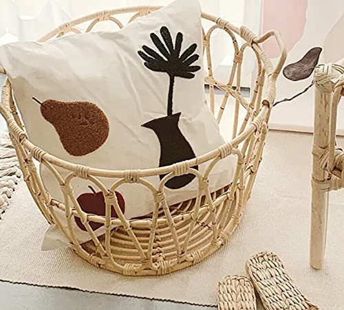 LPE CRAFTCANE Bamboo Cane/Wicker Laundry Basket for Baby Clothes Storage - Image 5