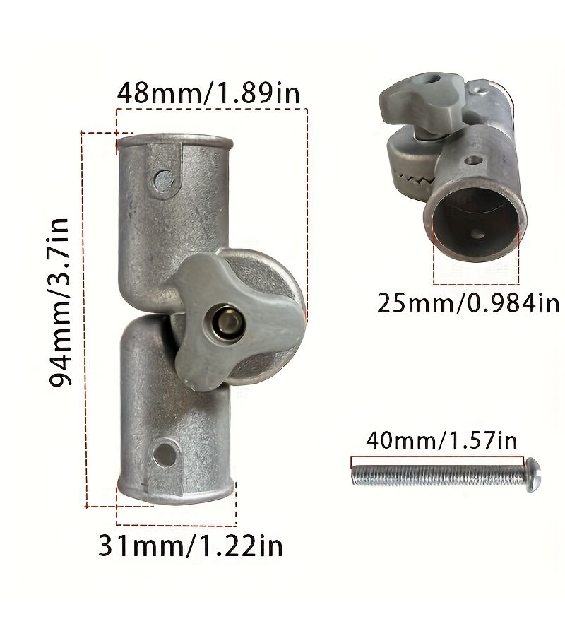 25Mm Inner Diameter Sleeve Bearing Tube Connector Fittings Compatible Modification Gear Regulator Collapsible Hinge Pack Of 2 Pieces - Image 2