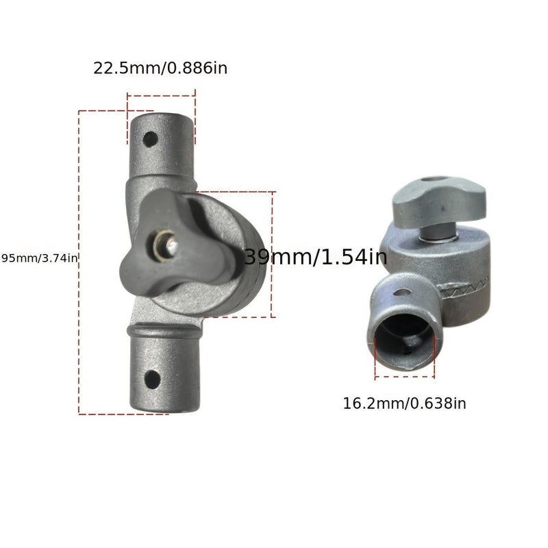 25Mm Inner Diameter Sleeve Bearing Tube Connector Fittings Compatible Modification Gear Regulator Collapsible Hinge Pack Of 2 Pieces - Image 3