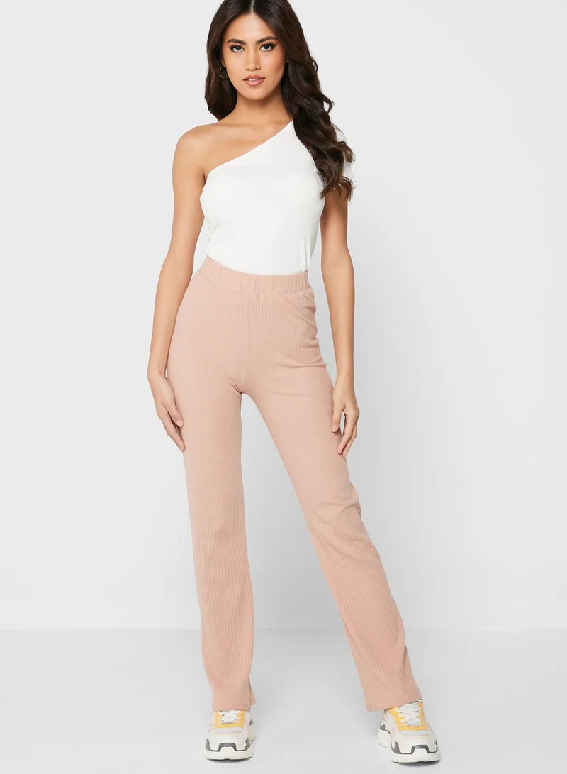 Ginger Basics One Shoulder Knitted Top